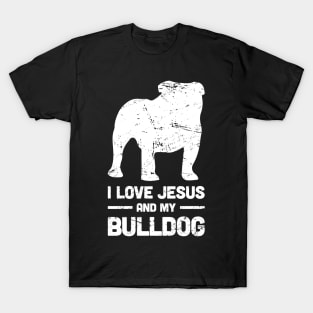 Bulldog - Funny Jesus Christian Dog T-Shirt